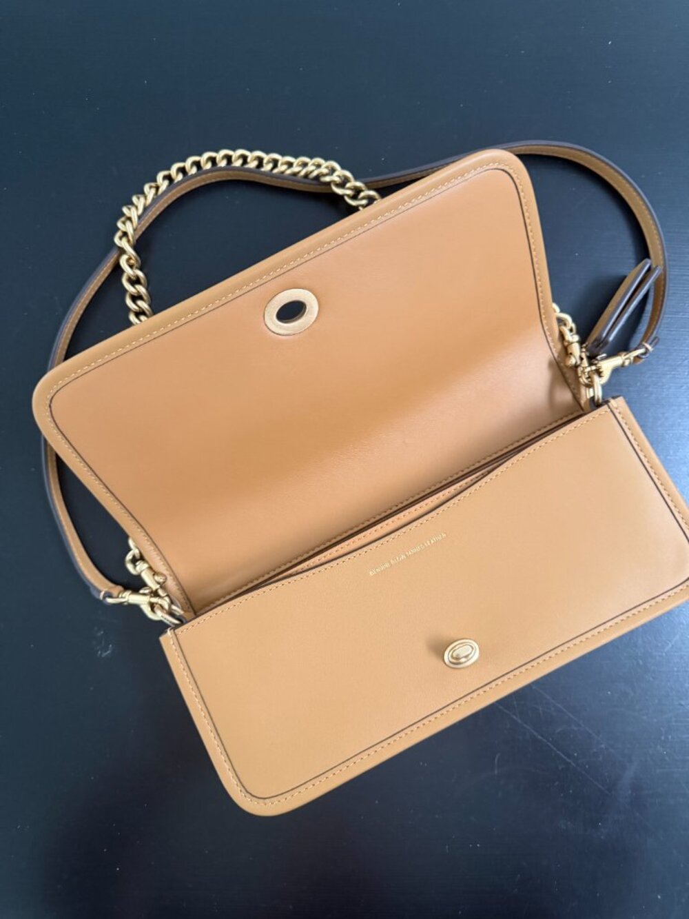 NWT COACH Originals Dinky 1974 Shoulder Bag Gold Chain Handle - Picture 12 of 16